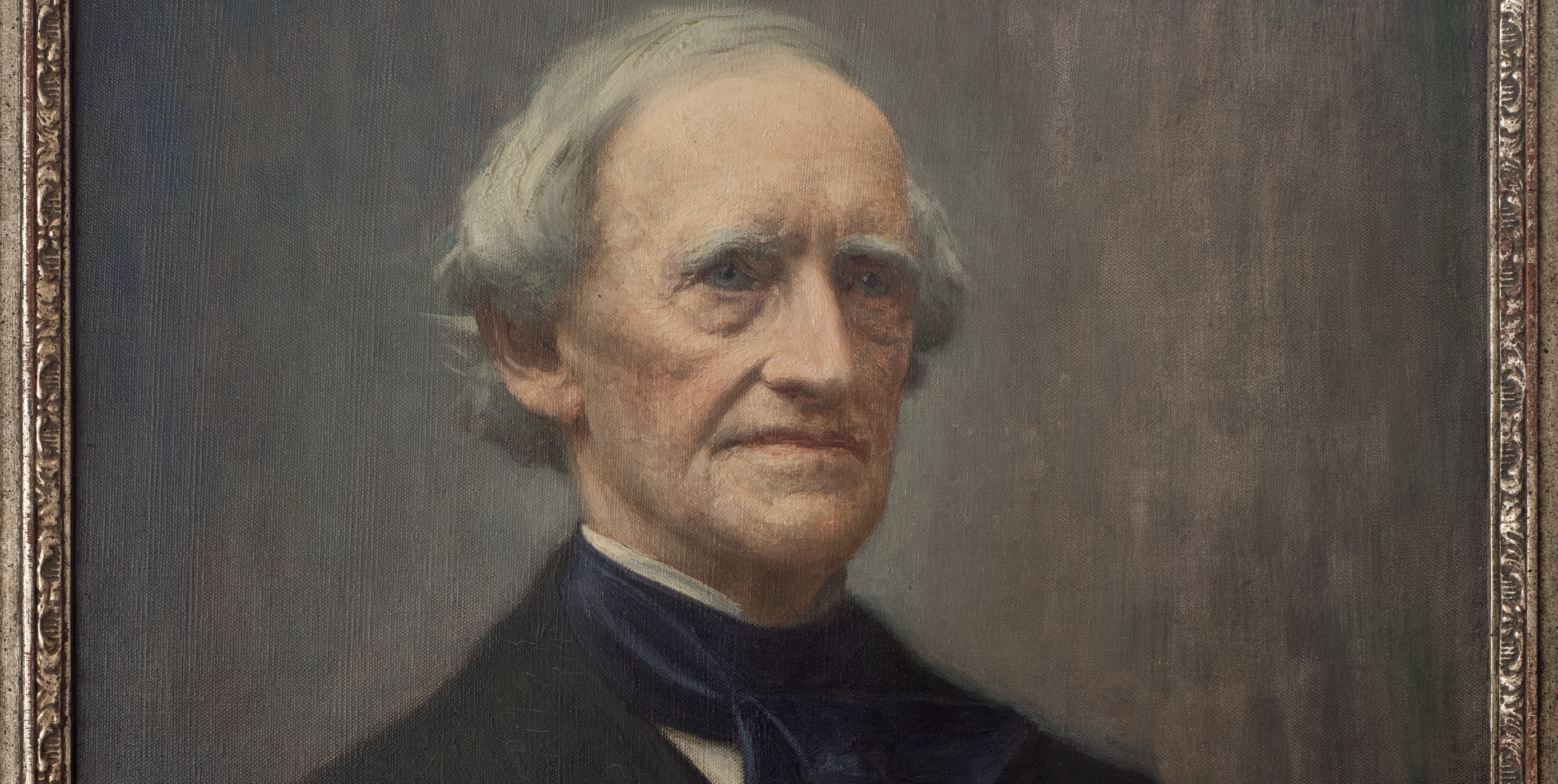 Porträtt av Charles Emil Hagdahl (efter fotografi), konstnär Robert Thegerström, 1908.